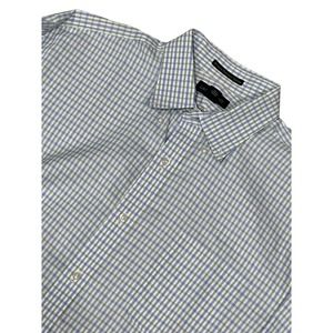 Lands End Plaid Buttondown,‎ Blue/Green 17 34/35, #637-I